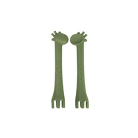 Cuillère et fourchette 2en1 - Twagi Maison Licata Kaki