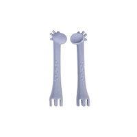 Cuillère et fourchette 2en1 - Twagi Maison Licata Gris souris