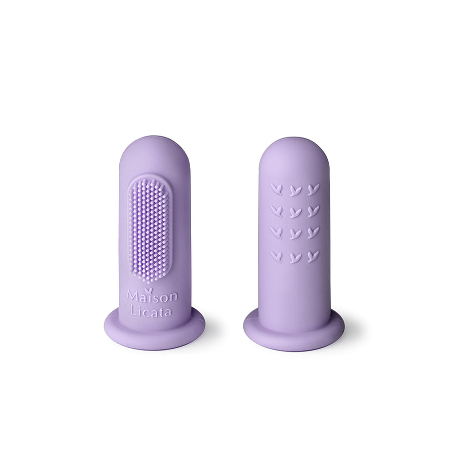 Lot de 2 brosses à dents doigt - Paloma