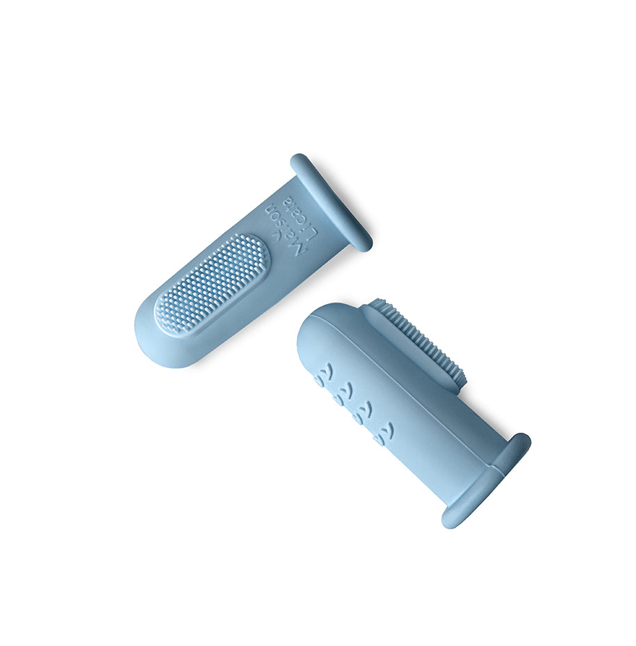 Lot de 2 brosses à dents doigt - Paloma