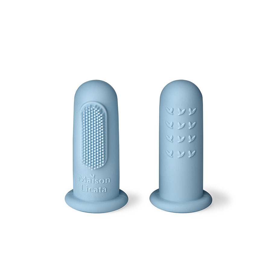 Lot de 2 brosses à dents doigt - Paloma