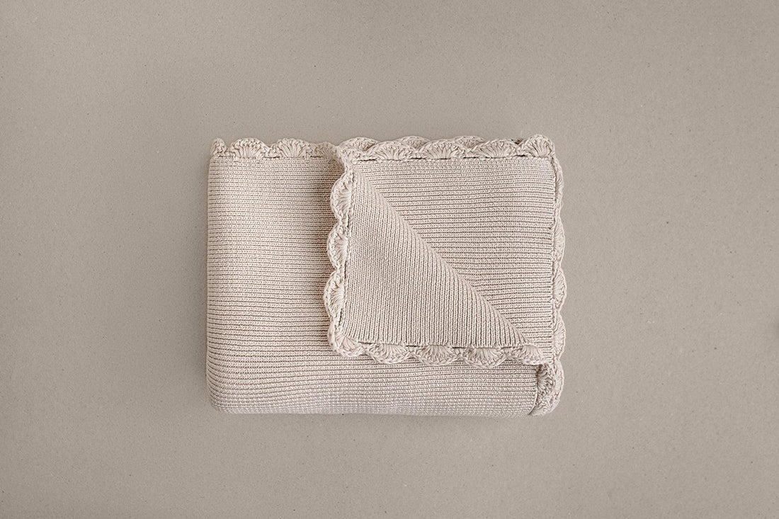 Couverture brodée - Héritage Maison Licata 