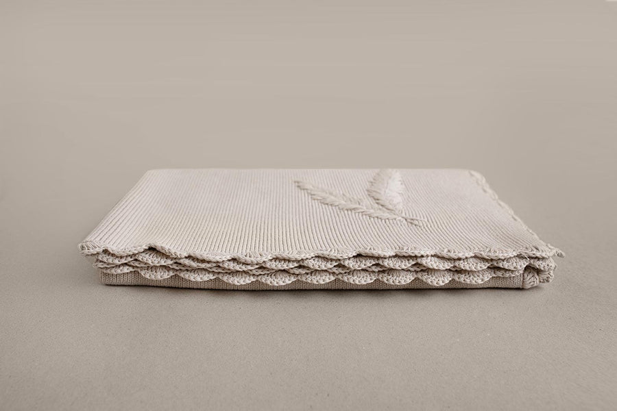 Couverture brodée - Héritage Maison Licata 