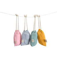 Ensemble doudou, bavoir et hochet - Nila